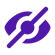 Anonymous learning icon purple