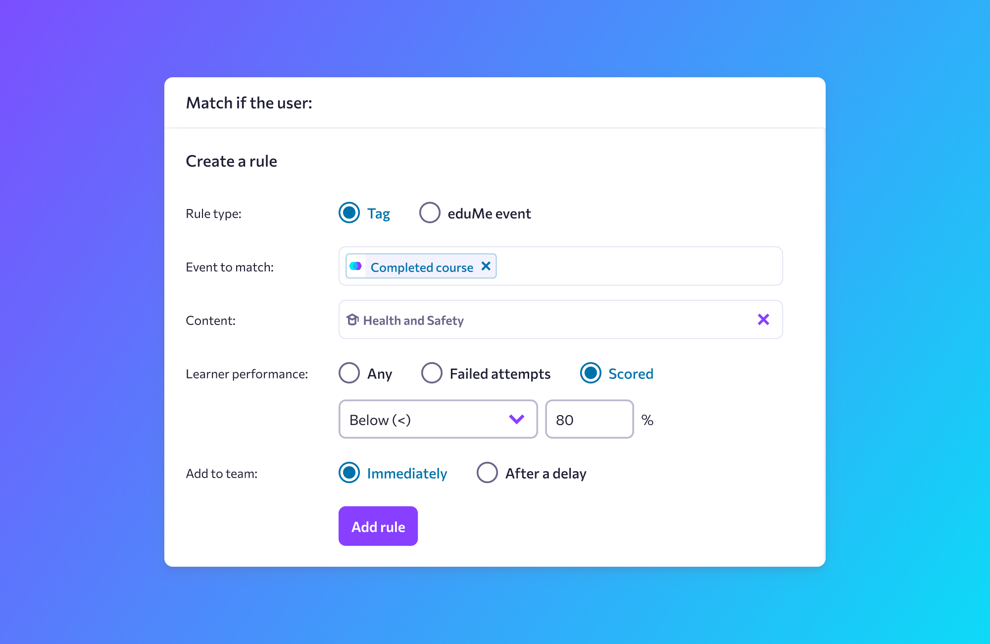 Smart teams update